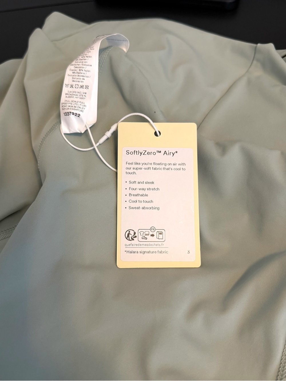 HALARA Light Sage Green Athletic Shorts Size M - Picture 7 of 7